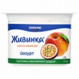 Данон живинка йогурт 1,5% персик-маракуйя 