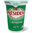 Сметана Президент 20 % стаканчик 0,35 кг